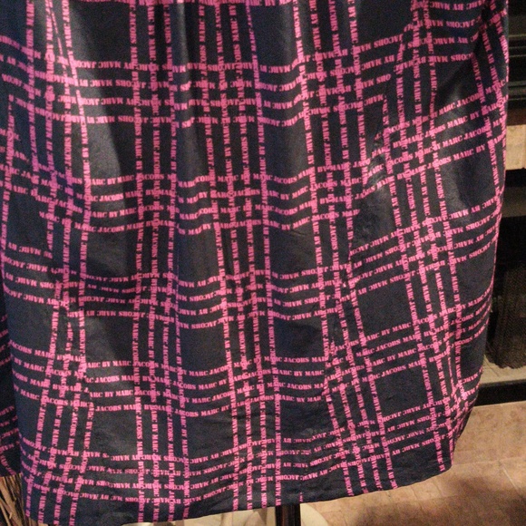 FINAL PRICE Marc by Marc Jacobs Black and Pink Top Size Medium - Picture 8 of 12